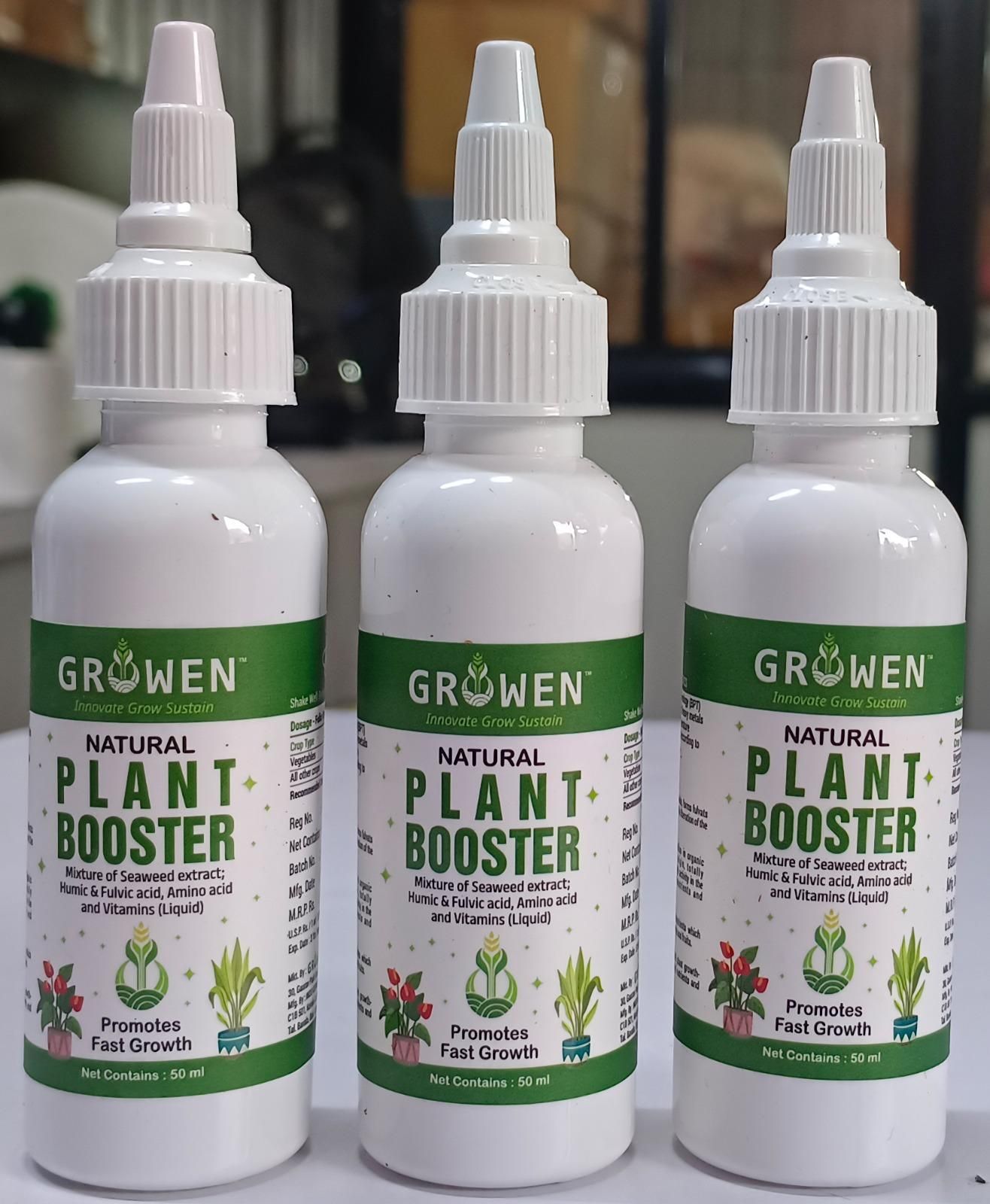 Natural Plant Booster 50ml Each (Pack of 3)