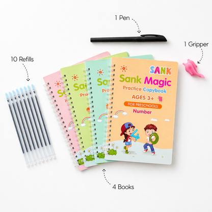 SmartTrace™ Magic Reusable  Practice Copybook Set
