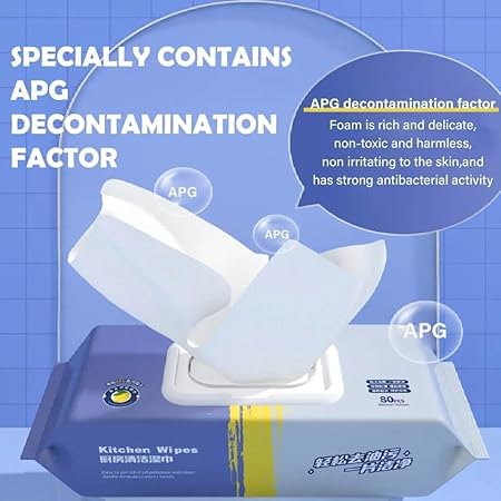 Reusable Kitchen Wipes 80 Pcs